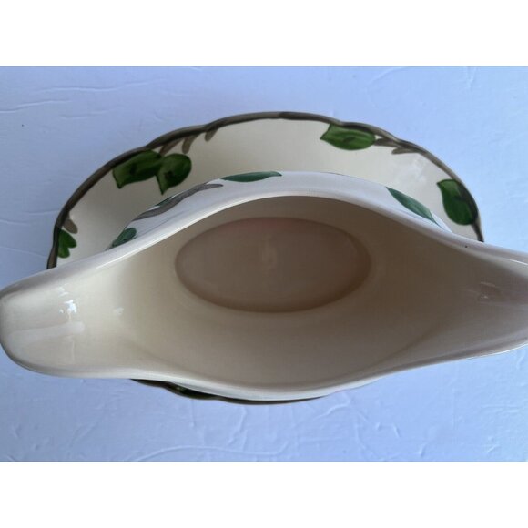 Franciscan Desert Rose Gravy Boat Made in England w/ Attached Drip/Underplate - Picture 3 of 13